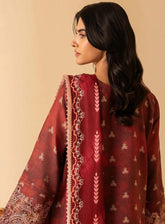 Izabel by Aabyaan Embroidered Linen Suit Unstitched 3 Piece - ABY24IZ AZ-09 TAHLIA